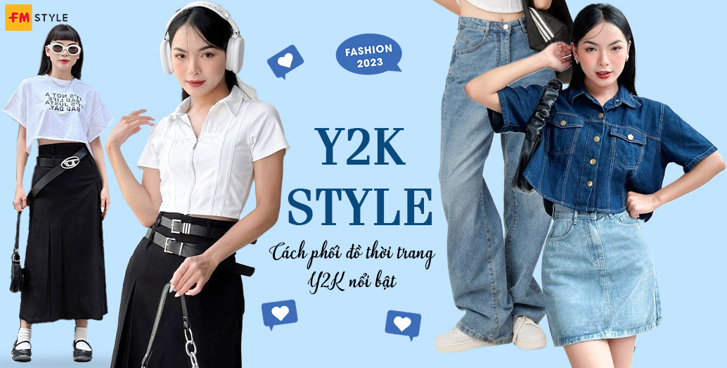 Chân váy xếp ly dáng dài 2 mặt Y2K