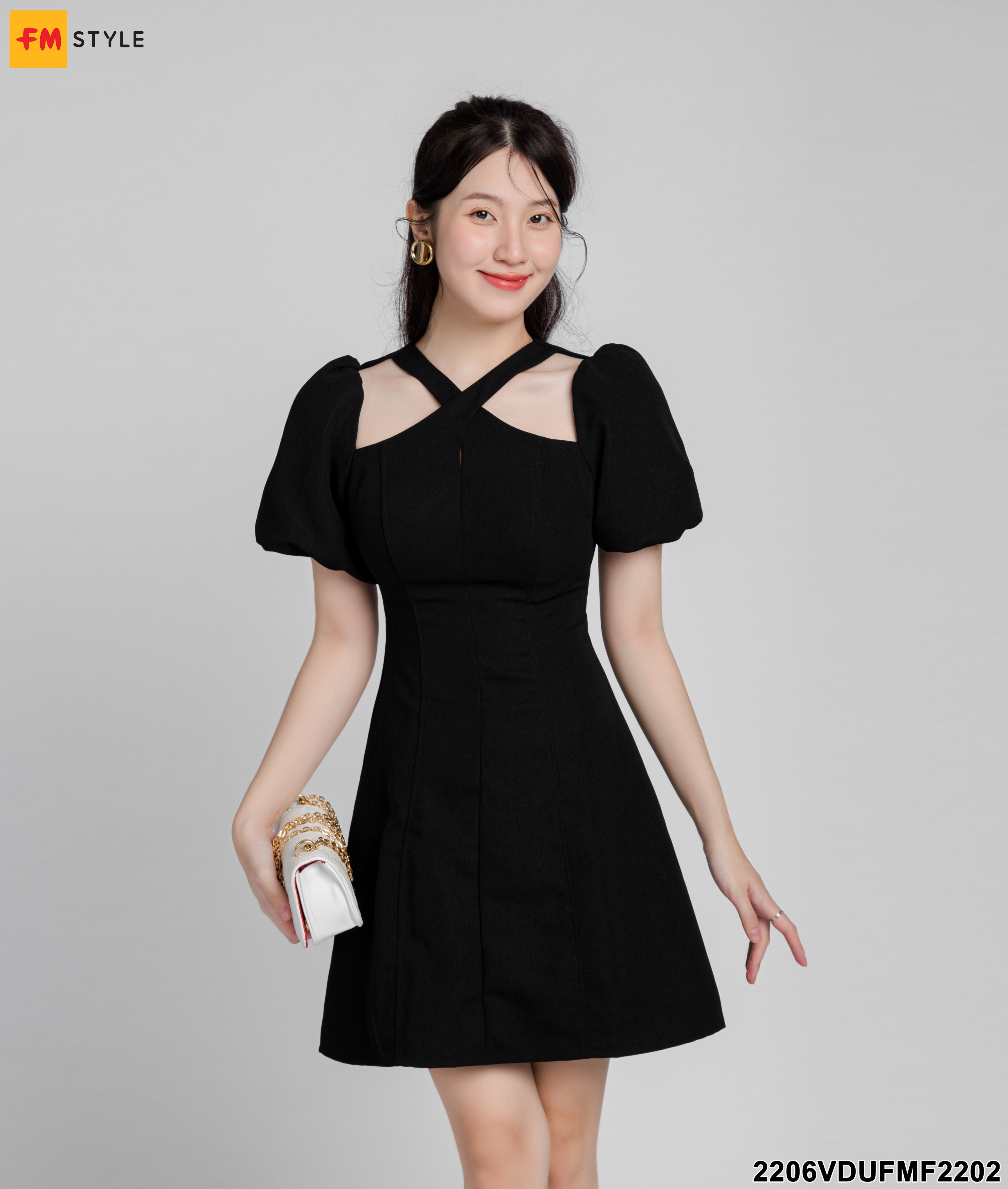 Áo váy cổ trục thường mùa thu 2023 màu đặc sắc cổ chữ V sâu Trang phục ngắn  gọn dành cho nữ giới - Trung Quốc Trang phục nữ y váy áo