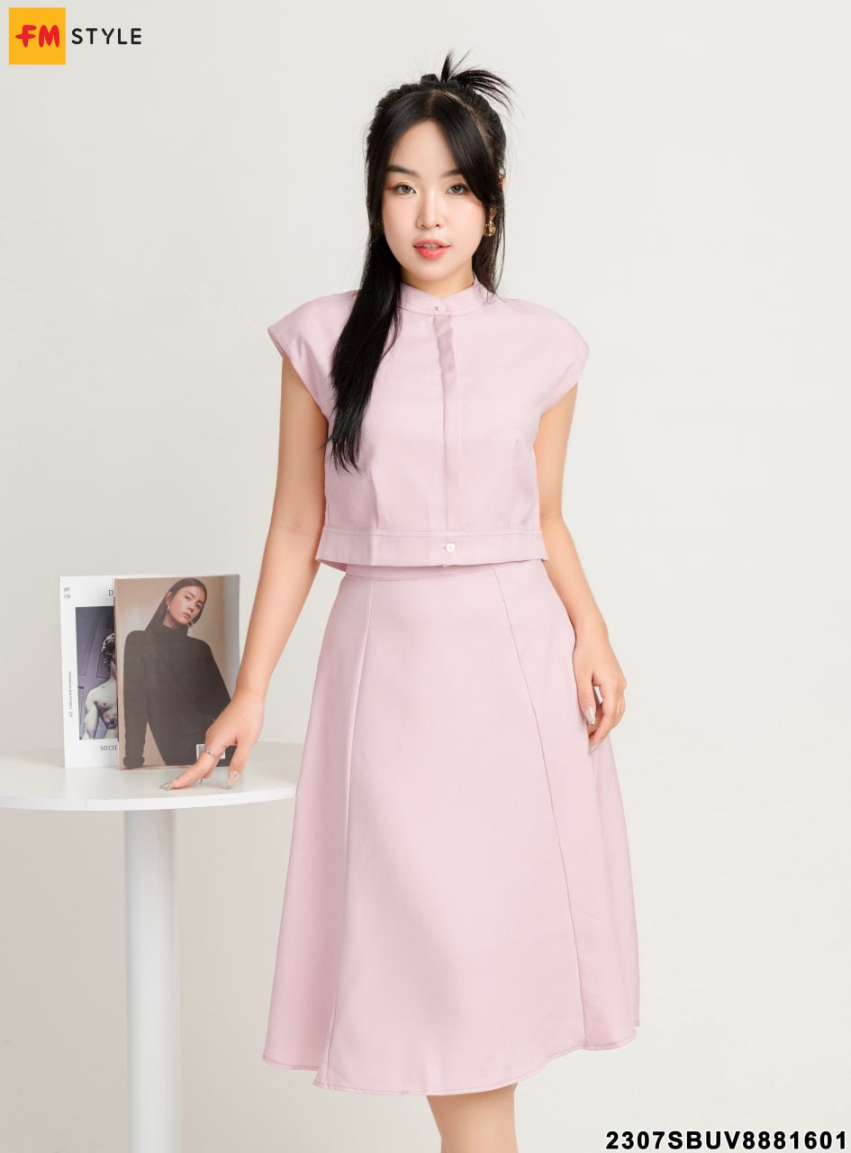 Sét Váy Nữ, Sét Váy Áo Ngắn Tay Phối Cổ Thuỷ Thủ 2 Nơ Đính Nổi Mix Chân Váy  Xếp Ly Phong Cách Tiểu Thư Siêu Xinh | Shopee Việt Nam