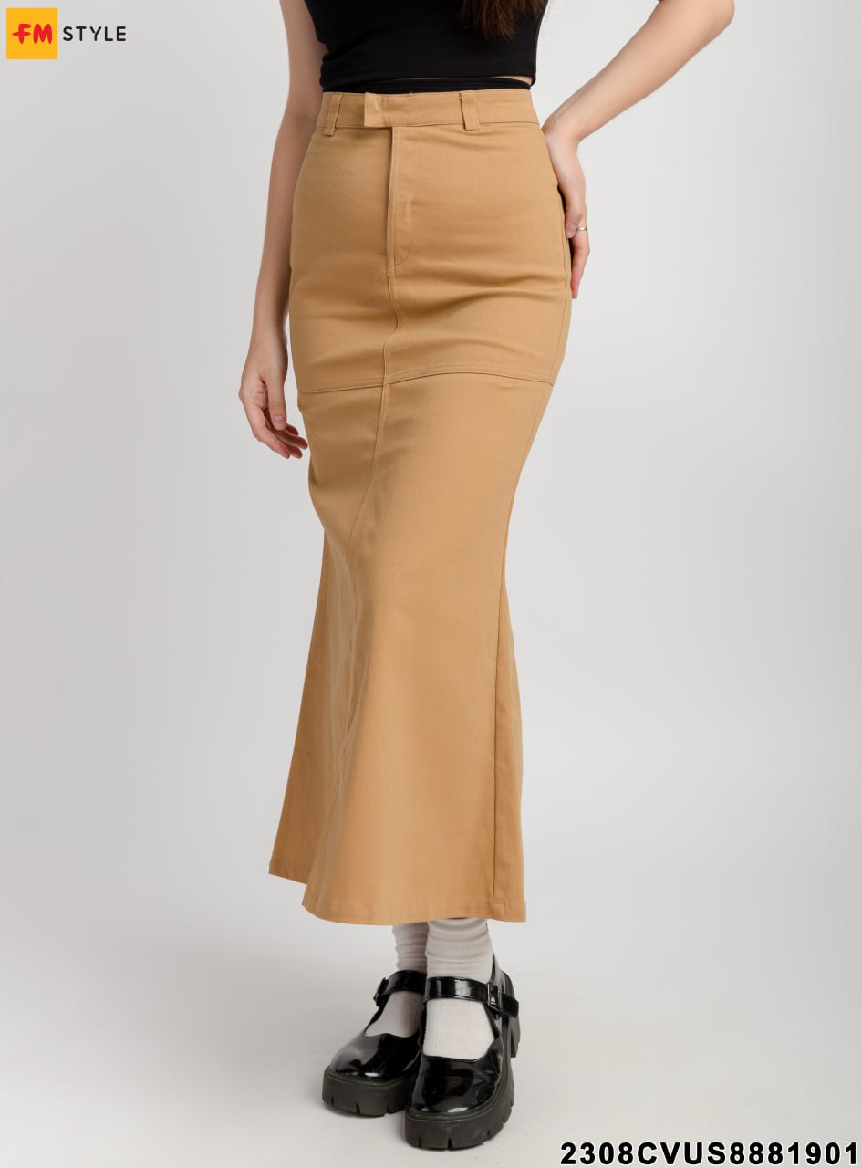 5 mẫu phối đồ với chân váy dài xẻ tà tôn dáng, quyến rũ cho nữ